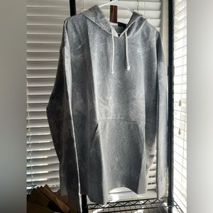 New Nike Dri-Fir training Hoodie in Heather grey tie-dye in 2XL.